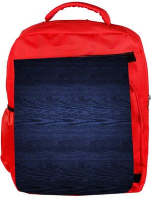 

Snoogg Eco Friendly Canvas Dark Blue Wood Wall Designer Backpack Rucksack School Travel Unisex Casual Canvas Bag Bookbag Satchel 5 L Backpack(Red)