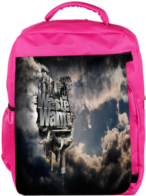 

Snoogg Eco Friendly Canvas Waste Wants Designer Backpack Rucksack School Travel Unisex Casual Canvas Bag Bookbag Satchel 5 L Backpack(Pink)