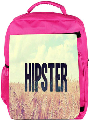 

Snoogg Eco Friendly Canvas Hipster Picsty Backpack Rucksack School Travel Unisex Casual Canvas Bag Bookbag Satchel 5 L Backpack(Pink)
