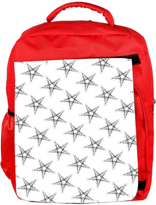 

Snoogg Eco Friendly Canvas Plenty Of Stars Designer Backpack Rucksack School Travel Unisex Casual Canvas Bag Bookbag Satchel 5 L Backpack(Red)