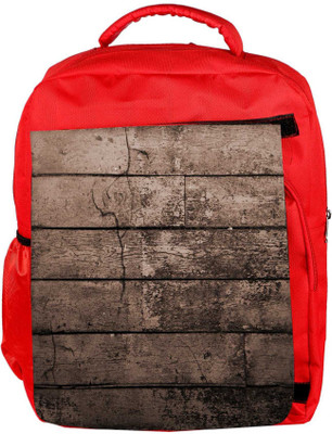 

Snoogg Eco Friendly Canvas Old Wood Textures Designer Backpack Rucksack School Travel Unisex Casual Canvas Bag Bookbag Satchel 5 L Backpack(Red)