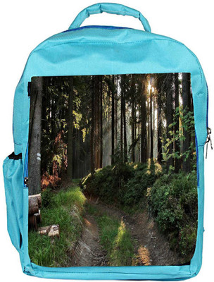 

Snoogg Eco Friendly Canvas No Way In Forest Designer Backpack Rucksack School Travel Unisex Casual Canvas Bag Bookbag Satchel 5 L Backpack(Blue)