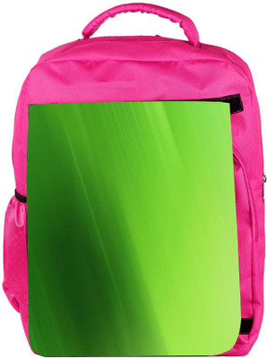 

Snoogg Eco Friendly Canvas Abstract Green Color Designer Backpack Rucksack School Travel Unisex Casual Canvas Bag Bookbag Satchel 5 L Backpack(Pink)