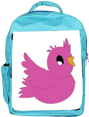 

Snoogg Eco Friendly Canvas Bird Backpack Rucksack School Travel Unisex Casual Canvas Bag Bookbag Satchel 5 L Backpack(Blue)