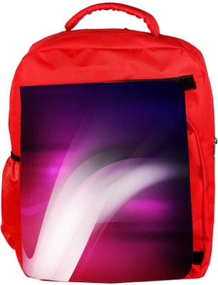 

Snoogg Eco Friendly Canvas Abstract Purple Smoke Designer Backpack Rucksack School Travel Unisex Casual Canvas Bag Bookbag Satchel 5 L Backpack(Red)