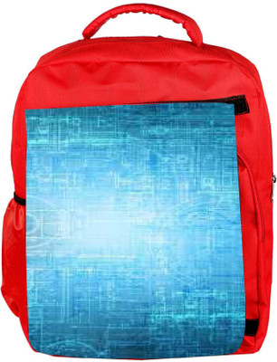 

Snoogg Eco Friendly Canvas Blue Graphic Designer Backpack Rucksack School Travel Unisex Casual Canvas Bag Bookbag Satchel 5 L Backpack(Red)