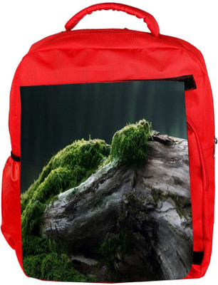 

Snoogg Eco Friendly Canvas Broken Big Tree Designer Backpack Rucksack School Travel Unisex Casual Canvas Bag Bookbag Satchel 5 L Backpack(Red)