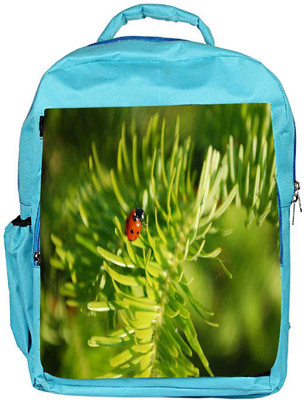 

Snoogg Eco Friendly Canvas Beatel In Leaf Designer Backpack Rucksack School Travel Unisex Casual Canvas Bag Bookbag Satchel 5 L Backpack(Blue)