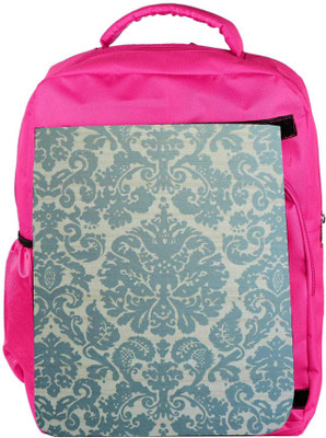

Snoogg Eco Friendly Canvas Motif Print Blue Backpack Rucksack School Travel Unisex Casual Canvas Bag Bookbag Satchel 5 L Backpack(Pink)