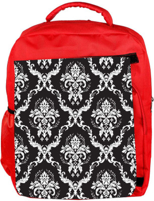 

Snoogg Eco Friendly Canvas Grey Pattern Designer Backpack Rucksack School Travel Unisex Casual Canvas Bag Bookbag Satchel 5 L Backpack(Red)
