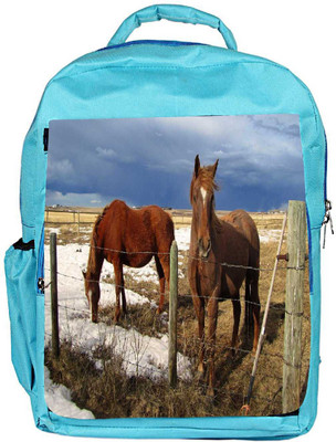 

Snoogg Eco Friendly Canvas Black Parental Horse Designer Backpack Rucksack School Travel Unisex Casual Canvas Bag Bookbag Satchel 5 L Backpack(Blue)