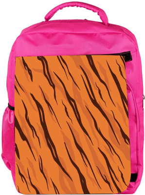 

Snoogg Eco Friendly Canvas Adivasi Styles Designer Backpack Rucksack School Travel Unisex Casual Canvas Bag Bookbag Satchel 5 L Backpack(Pink)