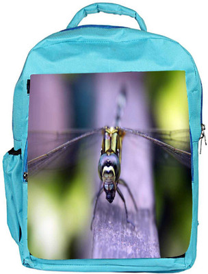 

Snoogg Eco Friendly Canvas Dark Dragonfly Designer Backpack Rucksack School Travel Unisex Casual Canvas Bag Bookbag Satchel 5 L Backpack(Blue)