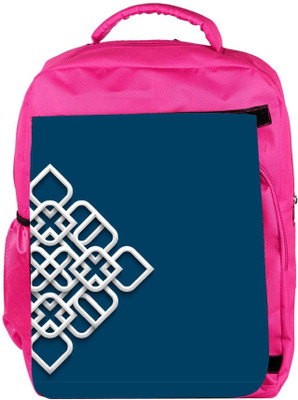 

Snoogg Eco Friendly Canvas 3D White Ornament In Arabic Style Backpack Rucksack School Travel Unisex Casual Canvas Bag Bookbag Satchel 5 L Backpack(Pink)