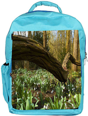 

Snoogg Eco Friendly Canvas Long Branch Tree Designer Backpack Rucksack School Travel Unisex Casual Canvas Bag Bookbag Satchel 5 L Backpack(Blue)