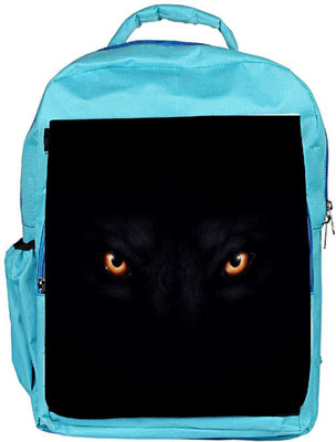 

Snoogg Eco Friendly Canvas Lion Eyes Dark Black Backpack Rucksack School Travel Unisex Casual Canvas Bag Bookbag Satchel 5 L Backpack(Blue)