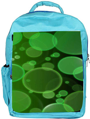 

Snoogg Eco Friendly Canvas Bubbles Design 2381 Backpack Rucksack School Travel Unisex Casual Canvas Bag Bookbag Satchel 5 L Backpack(Blue)