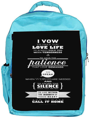 

Snoogg Eco Friendly Canvas Call It Home Backpack Rucksack School Travel Unisex Casual Canvas Bag Bookbag Satchel 5 L Backpack(Blue)