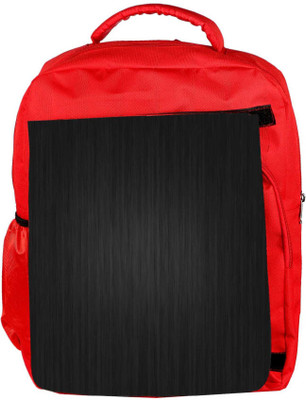 

Snoogg Eco Friendly Canvas Black Wood Designer Backpack Rucksack School Travel Unisex Casual Canvas Bag Bookbag Satchel 5 L Backpack(Red)