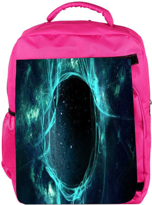 

Snoogg Eco Friendly Canvas Planets Lights Backpack Rucksack School Travel Unisex Casual Canvas Bag Bookbag Satchel 5 L Backpack(Pink)