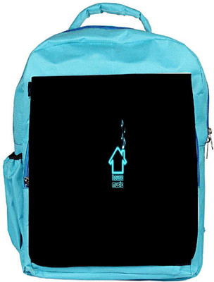 

Snoogg Eco Friendly Canvas House Music Designer Backpack Rucksack School Travel Unisex Casual Canvas Bag Bookbag Satchel 5 L Backpack(Blue)