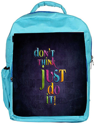 

Snoogg Eco Friendly Canvas Best Cool Typography Designer Backpack Rucksack School Travel Unisex Casual Canvas Bag Bookbag Satchel 5 L Backpack(Blue)