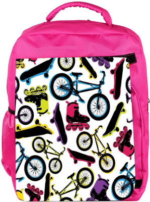 

Snoogg Eco Friendly Canvas On Roads Designer Backpack Rucksack School Travel Unisex Casual Canvas Bag Bookbag Satchel 5 L Backpack(Pink)