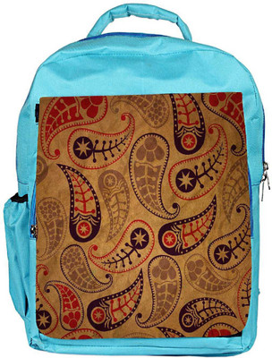

Snoogg Eco Friendly Canvas Cream Feather Designer Backpack Rucksack School Travel Unisex Casual Canvas Bag Bookbag Satchel 5 L Backpack(Blue)