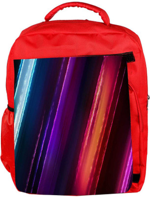 

Snoogg Eco Friendly Canvas Abolish Pattern Design Designer Backpack Rucksack School Travel Unisex Casual Canvas Bag Bookbag Satchel 5 L Backpack(Red)