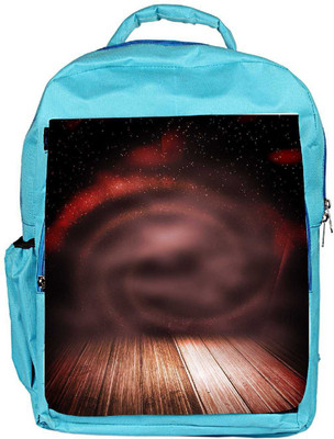 Snoogg Eco Friendly Canvas Abstract Studio Backdrop Backpack Rucksack School Travel Unisex Casual Canvas Bag Bookbag Satchel 5 L Backpack(Blue)