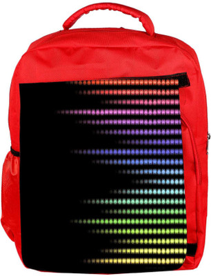 

Snoogg Eco Friendly Canvas Mulicolor Virus Designer Backpack Rucksack School Travel Unisex Casual Canvas Bag Bookbag Satchel 5 L Backpack(Red)