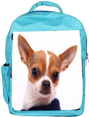 

Snoogg Eco Friendly Canvas Cute Little Chihuahua Wearing A Jumper Backpack Rucksack School Travel Unisex Casual Canvas Bag Bookbag Satchel 5 L Backpack(Blue)