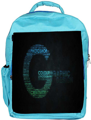 

Snoogg Eco Friendly Canvas Graphic Design Designer Backpack Rucksack School Travel Unisex Casual Canvas Bag Bookbag Satchel 5 L Backpack(Blue)