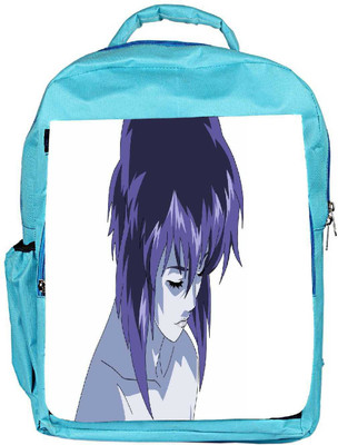 

Snoogg Eco Friendly Canvas Ghost In The Shell Motoko Kusanagi Girl Designer Backpack Rucksack School Travel Unisex Casual Canvas Bag Bookbag Satchel 5 L Backpack(Blue)
