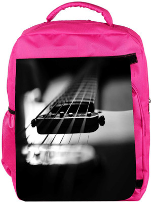 

Snoogg Eco Friendly Canvas First Guitar Designer Backpack Rucksack School Travel Unisex Casual Canvas Bag Bookbag Satchel 5 L Backpack(Pink)