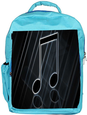 

Snoogg Eco Friendly Canvas Telecharger Note Musique Designer Backpack Rucksack School Travel Unisex Casual Canvas Bag Bookbag Satchel 5 L Backpack(Blue)