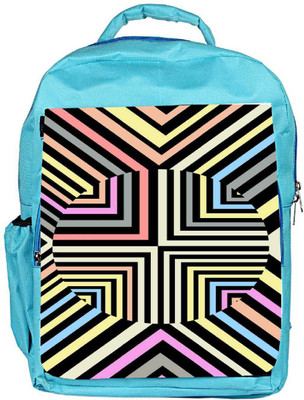 

Snoogg Eco Friendly Canvas Optical Illusion 2892 Backpack Rucksack School Travel Unisex Casual Canvas Bag Bookbag Satchel 5 L Backpack(Blue)