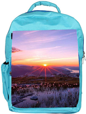 

Snoogg Eco Friendly Canvas Splendid Fantasy Designer Backpack Rucksack School Travel Unisex Casual Canvas Bag Bookbag Satchel 5 L Backpack(Blue)