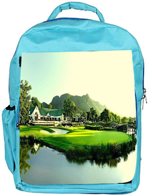 

Snoogg Eco Friendly Canvas Gold Court Designer Backpack Rucksack School Travel Unisex Casual Canvas Bag Bookbag Satchel 5 L Backpack(Blue)