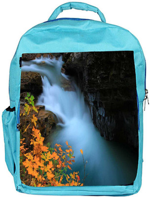 

Snoogg Eco Friendly Canvas Water Flowning In Great Force Designer Backpack Rucksack School Travel Unisex Casual Canvas Bag Bookbag Satchel 5 L Backpack(Blue)