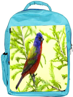 

Snoogg Eco Friendly Canvas Colorful Bird Designer Backpack Rucksack School Travel Unisex Casual Canvas Bag Bookbag Satchel 5 L Backpack(Blue)