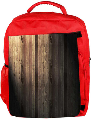 

Snoogg Eco Friendly Canvas Abstract Metallic Wood Designer Backpack Rucksack School Travel Unisex Casual Canvas Bag Bookbag Satchel 5 L Backpack(Red)