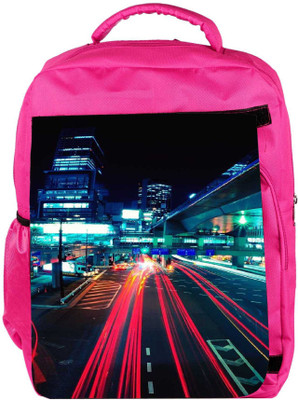 

Snoogg Eco Friendly Canvas City Quick Backpack Rucksack School Travel Unisex Casual Canvas Bag Bookbag Satchel 5 L Backpack(Pink)