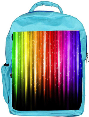 

Snoogg Eco Friendly Canvas Abstract Multicolor Design Designer Backpack Rucksack School Travel Unisex Casual Canvas Bag Bookbag Satchel 5 L Backpack(Blue)