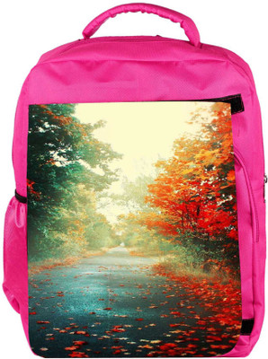 

Snoogg Eco Friendly Canvas Nature Hd Backpack Rucksack School Travel Unisex Casual Canvas Bag Bookbag Satchel 5 L Backpack(Pink)