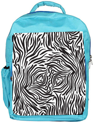

Snoogg Eco Friendly Canvas Zebra Pattern Designer Backpack Rucksack School Travel Unisex Casual Canvas Bag Bookbag Satchel 5 L Backpack(Blue)