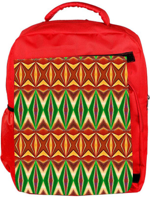 

Snoogg Eco Friendly Canvas Colorful Cross Designer Backpack Rucksack School Travel Unisex Casual Canvas Bag Bookbag Satchel 5 L Backpack(Red)