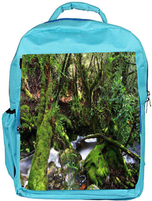 

Snoogg Eco Friendly Canvas Green Trees Designer Backpack Rucksack School Travel Unisex Casual Canvas Bag Bookbag Satchel 5 L Backpack(Blue)