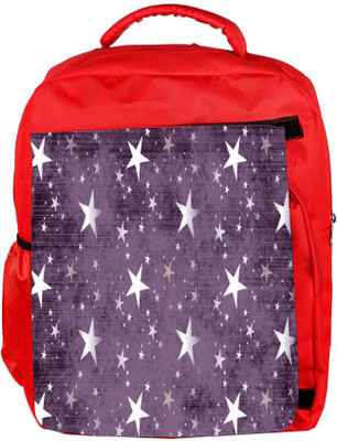 

Snoogg Eco Friendly Canvas Multiplr Grey Stars Designer Backpack Rucksack School Travel Unisex Casual Canvas Bag Bookbag Satchel 5 L Backpack(Red)