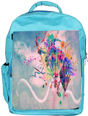 

Snoogg Eco Friendly Canvas Hot Air Balloons Designer Backpack Rucksack School Travel Unisex Casual Canvas Bag Bookbag Satchel 5 L Backpack(Blue)